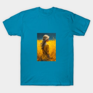 Girl in yellow fields T-Shirt